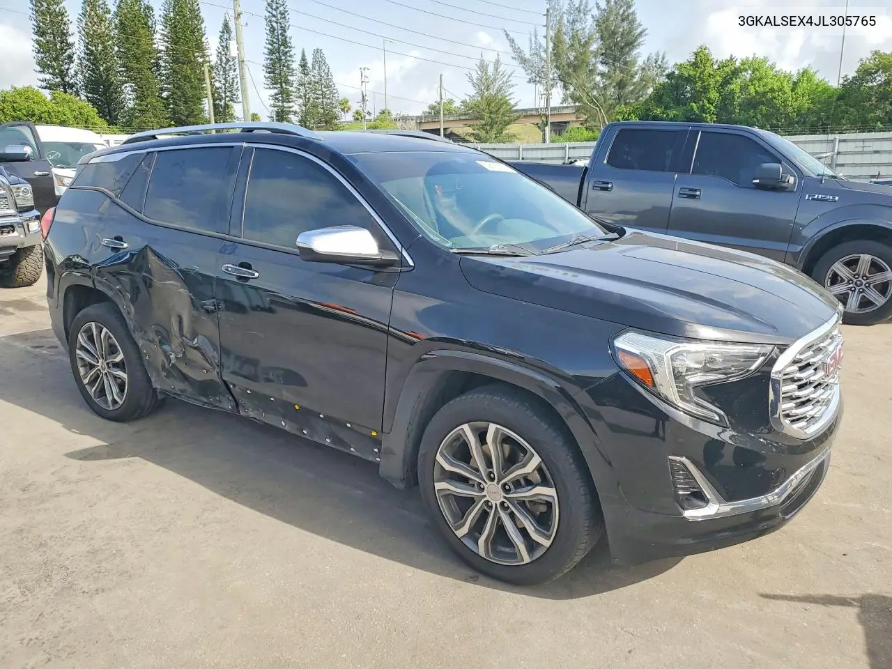 2018 GMC Terrain Denali VIN: 3GKALSEX4JL305765 Lot: 59875616