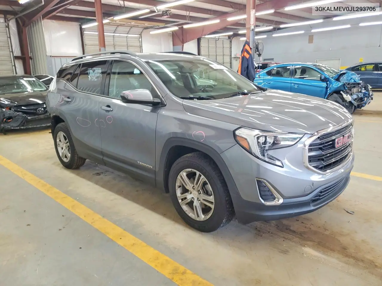 2018 GMC Terrain Sle VIN: 3GKALMEV0JL293706 Lot: 59914216