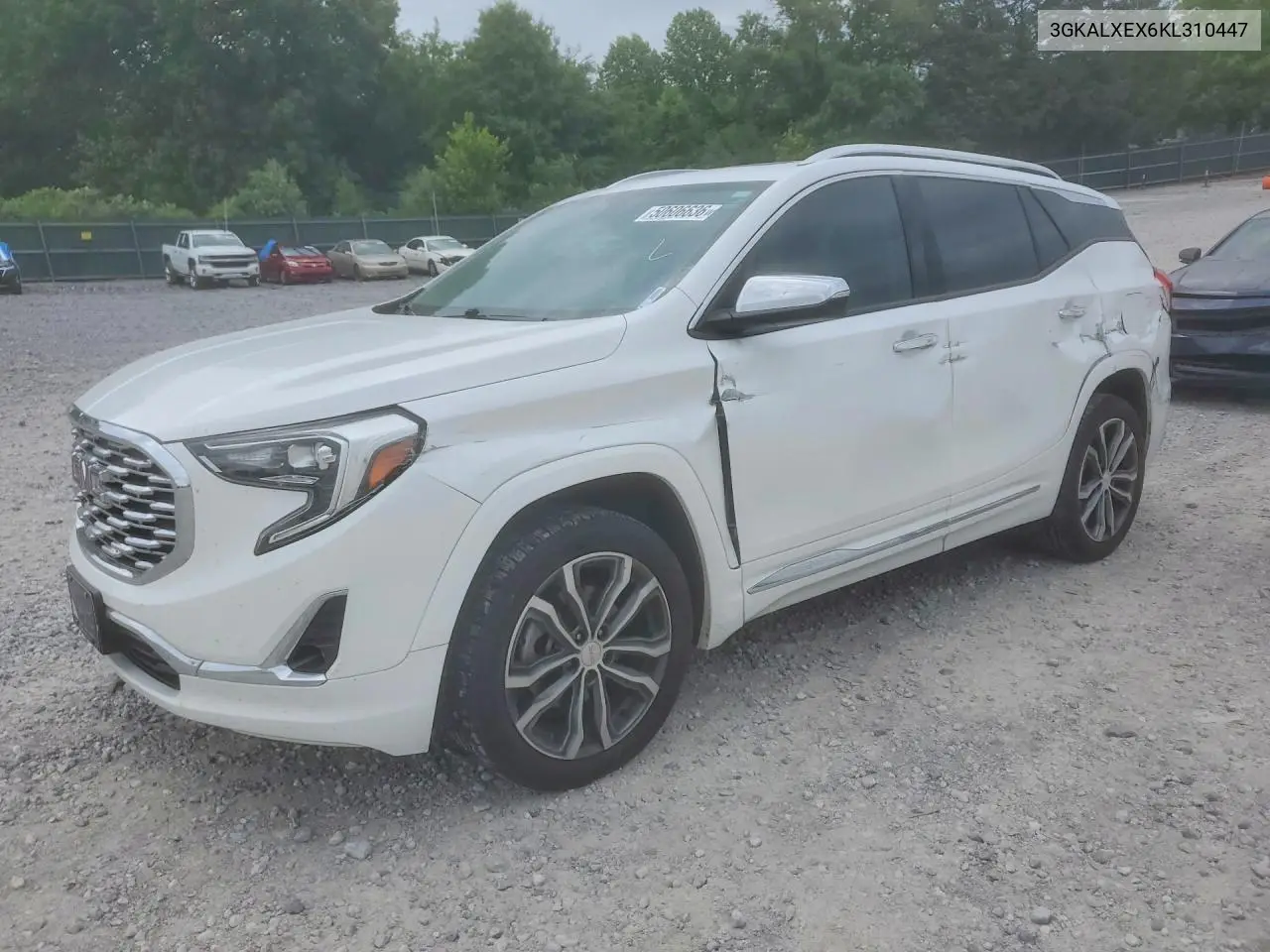 2019 GMC Terrain Denali VIN: 3GKALXEX6KL310447 Lot: 50606636
