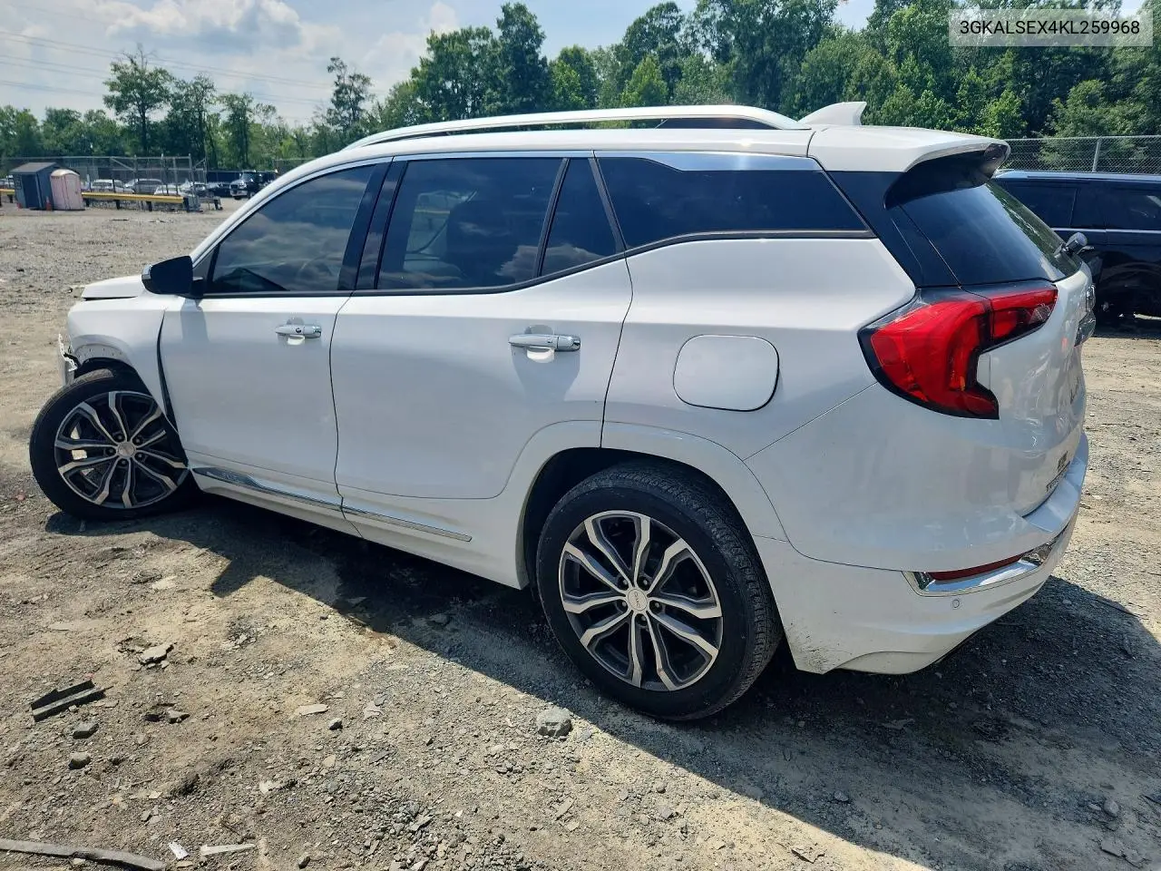 2019 GMC Terrain Denali VIN: 3GKALSEX4KL259968 Lot: 56659246
