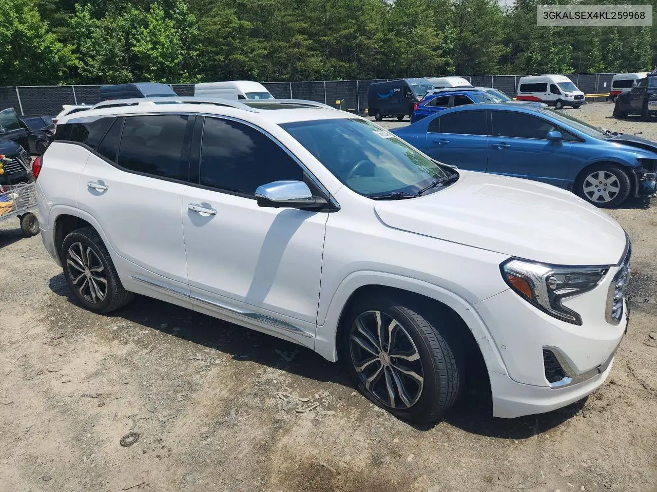 2019 GMC Terrain Denali VIN: 3GKALSEX4KL259968 Lot: 56659246