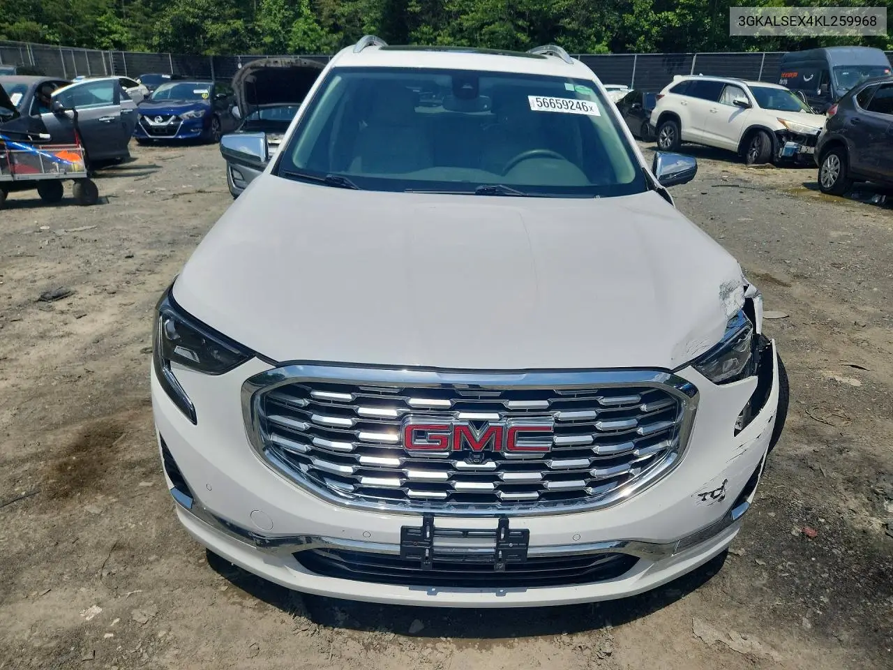 2019 GMC Terrain Denali VIN: 3GKALSEX4KL259968 Lot: 56659246