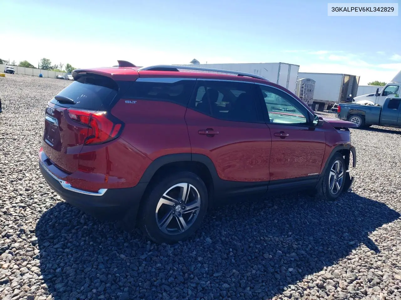 2019 GMC Terrain Slt VIN: 3GKALPEV6KL342829 Lot: 57235736