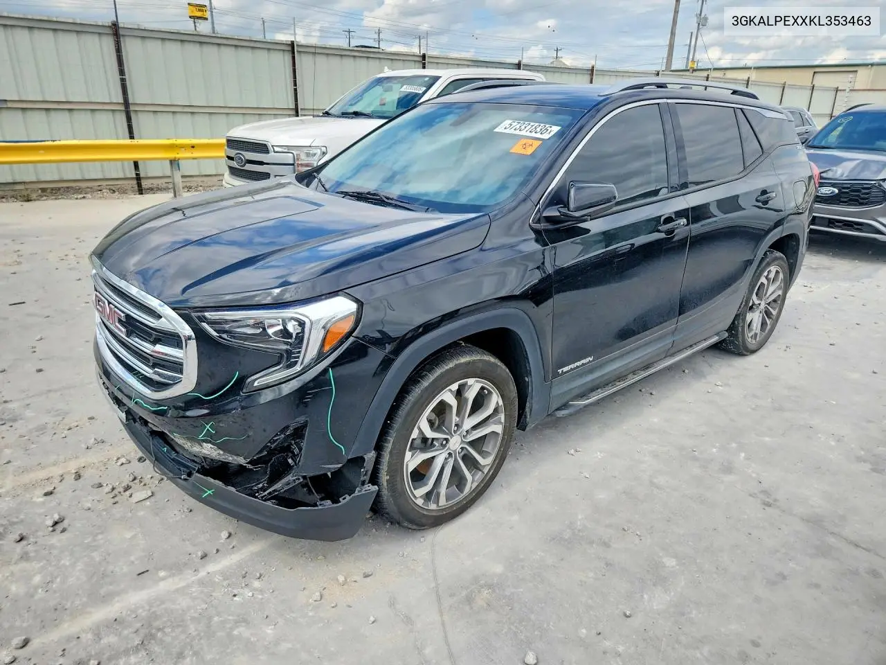 2019 GMC Terrain Slt VIN: 3GKALPEXXKL353463 Lot: 57331836