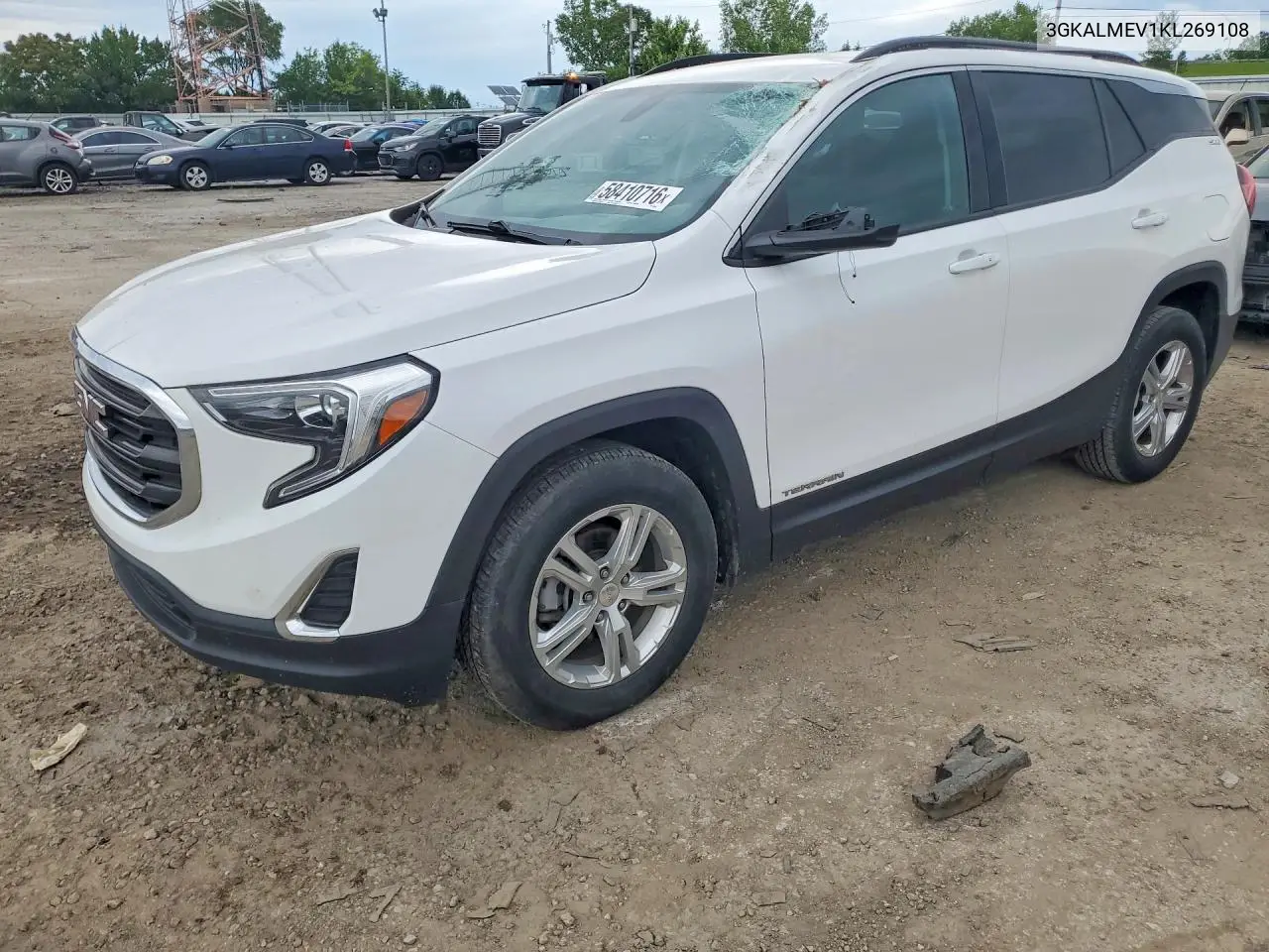 2019 GMC Terrain Sle VIN: 3GKALMEV1KL269108 Lot: 58410716