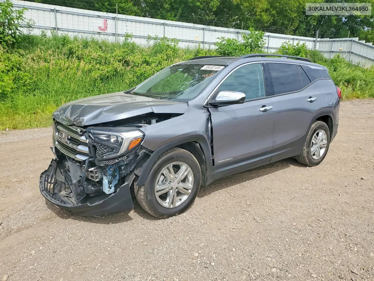 3GKALMEV3KL364950 2019 GMC Terrain Sle