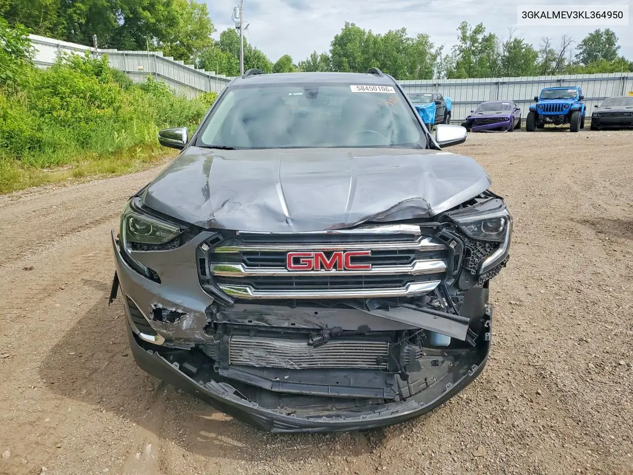 3GKALMEV3KL364950 2019 GMC Terrain Sle