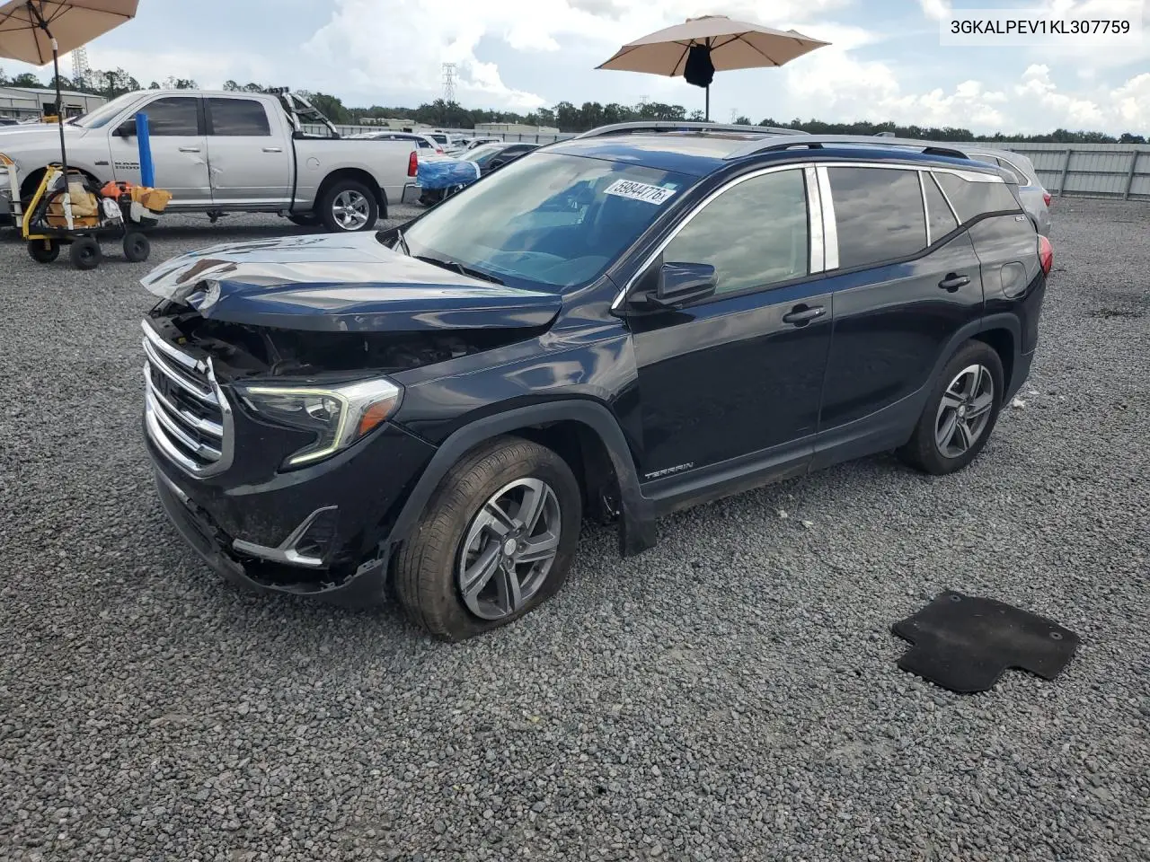 2019 GMC Terrain Denali VIN: 3GKALPEV1KL307759 Lot: 59844776
