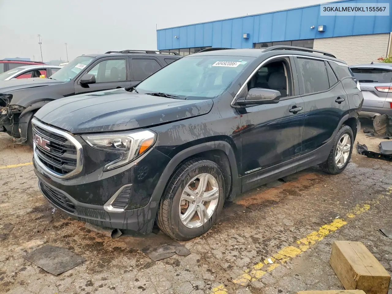 2019 GMC Terrain Sle VIN: 3GKALMEV0KL155567 Lot: 60492086