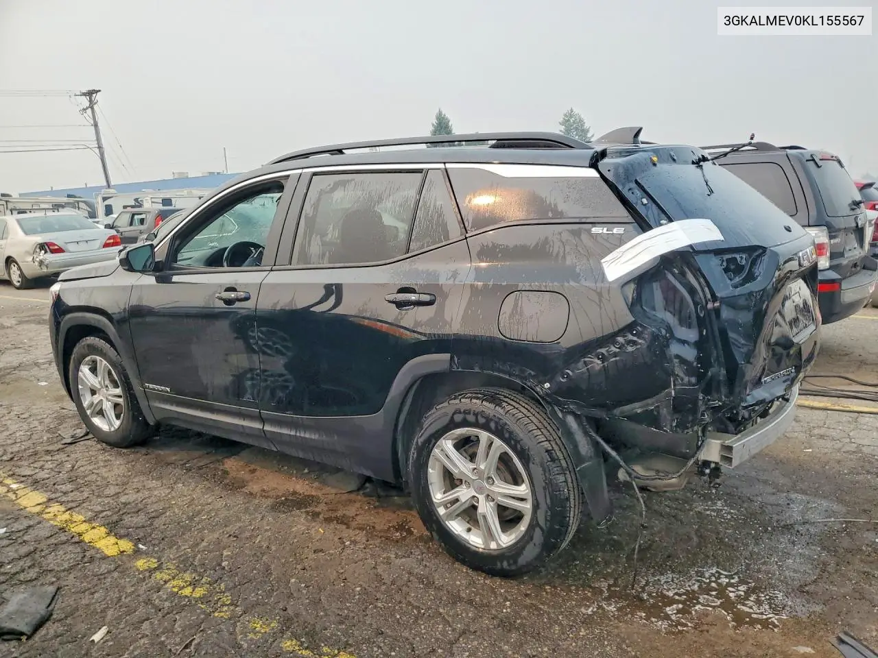 2019 GMC Terrain Sle VIN: 3GKALMEV0KL155567 Lot: 60492086