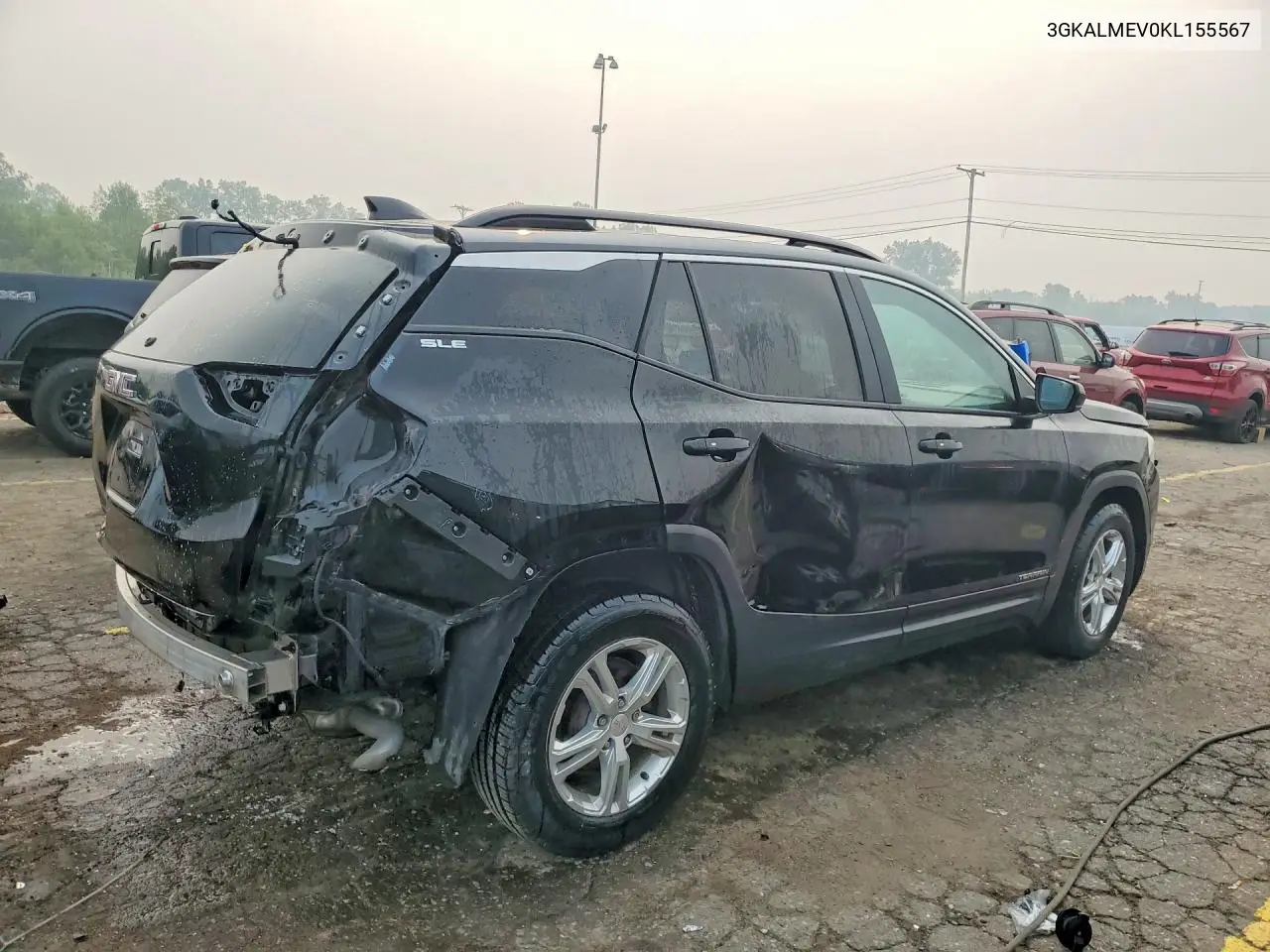 2019 GMC Terrain Sle VIN: 3GKALMEV0KL155567 Lot: 60492086