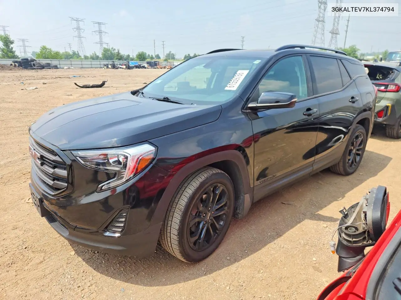 2019 GMC Terrain Sle VIN: 3GKALTEV7KL374794 Lot: 61559786
