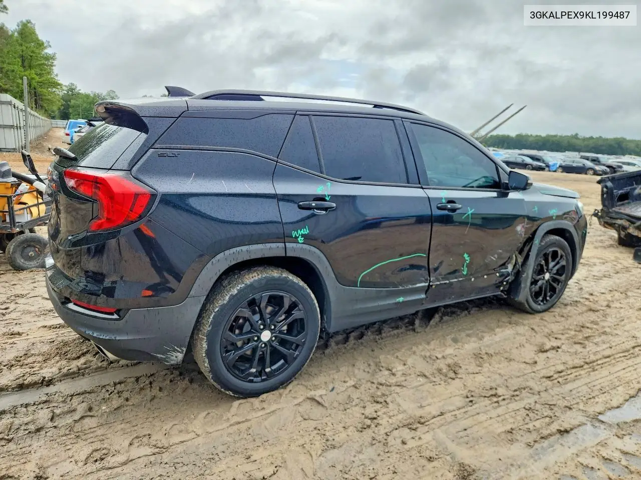 2019 GMC Terrain Slt VIN: 3GKALPEX9KL199487 Lot: 61601756