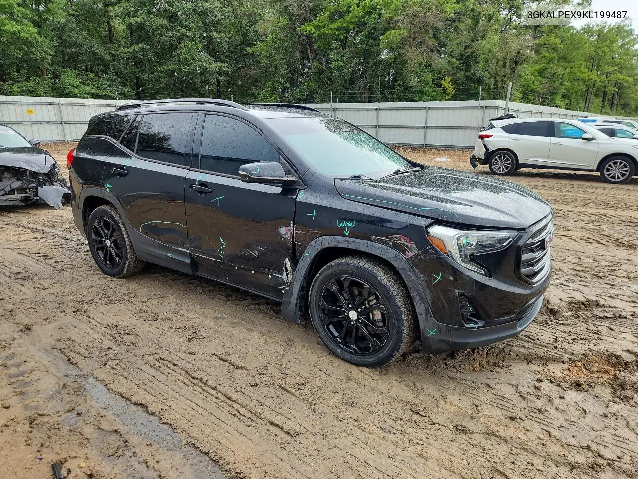 2019 GMC Terrain Slt VIN: 3GKALPEX9KL199487 Lot: 61601756