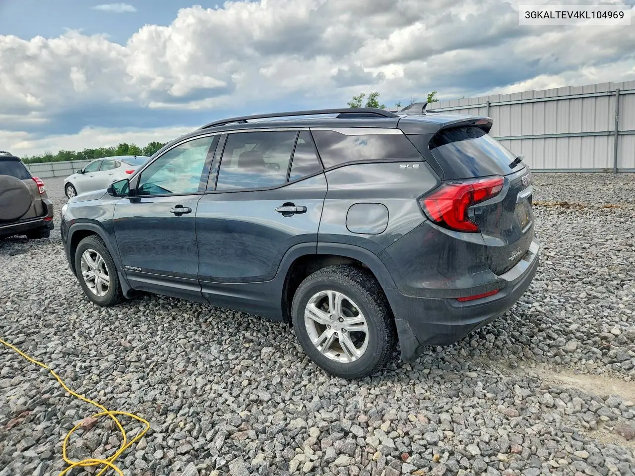 2019 GMC Terrain Sle VIN: 3GKALTEV4KL104969 Lot: 61744336
