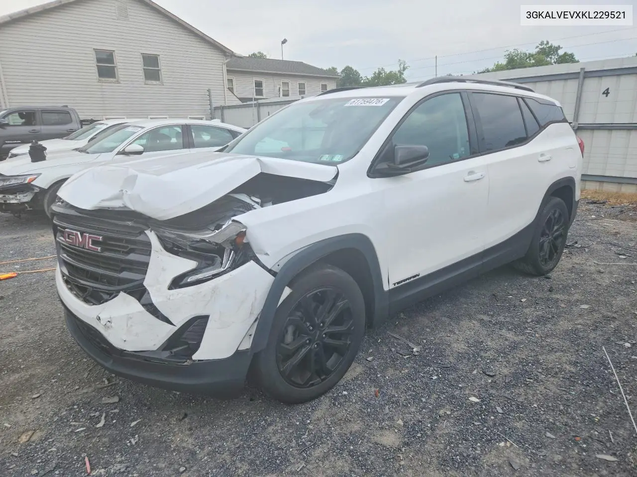 2019 GMC Terrain Slt VIN: 3GKALVEVXKL229521 Lot: 61759476