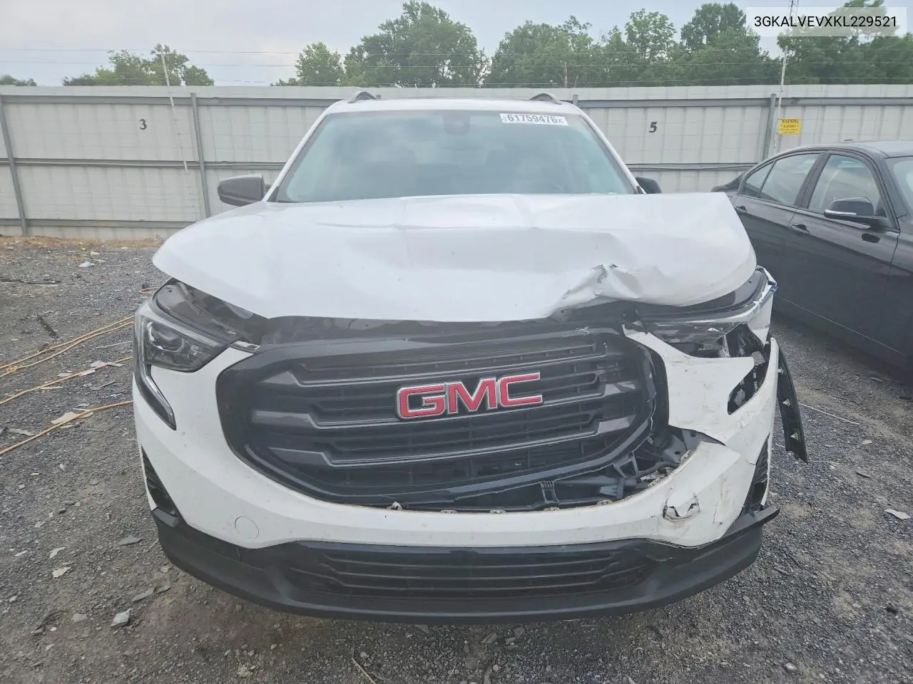 2019 GMC Terrain Slt VIN: 3GKALVEVXKL229521 Lot: 61759476