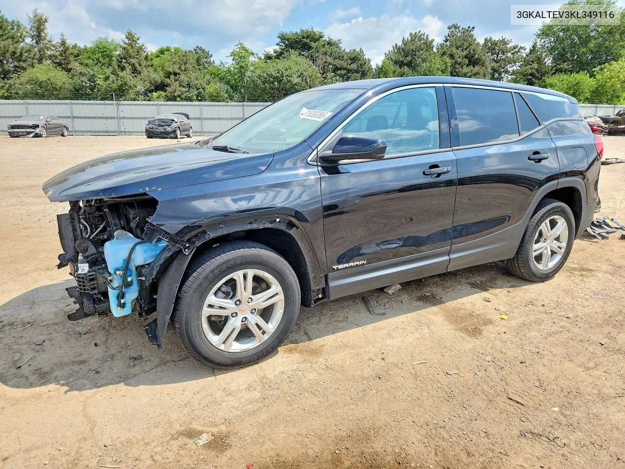 2019 GMC Terrain Sle VIN: 3GKALTEV3KL349116 Lot: 61838386