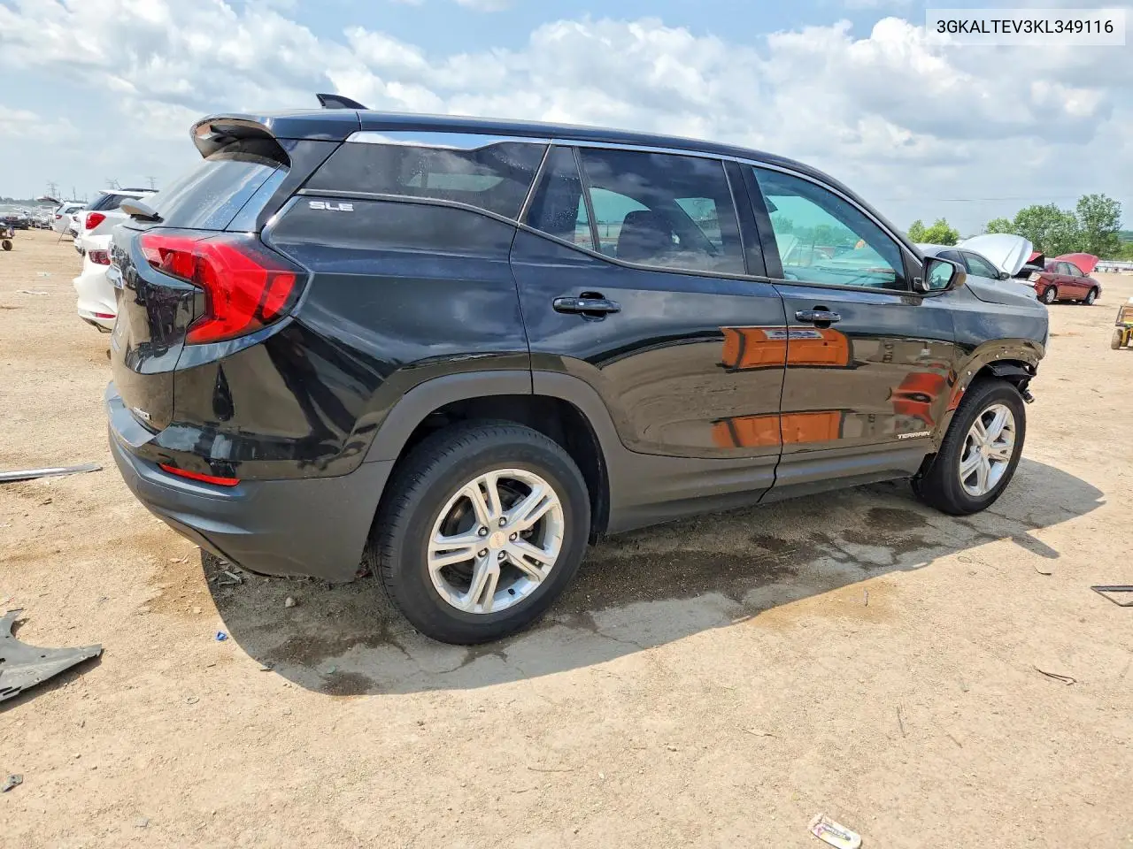 2019 GMC Terrain Sle VIN: 3GKALTEV3KL349116 Lot: 61838386