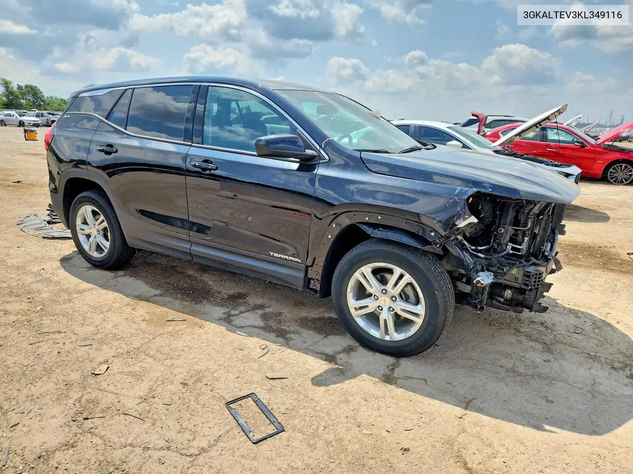 2019 GMC Terrain Sle VIN: 3GKALTEV3KL349116 Lot: 61838386