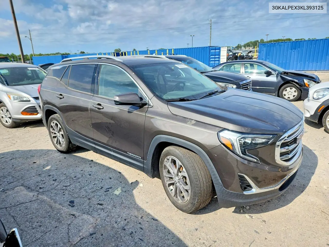 2019 GMC Terrain Slt VIN: 3GKALPEX3KL393125 Lot: 62230246