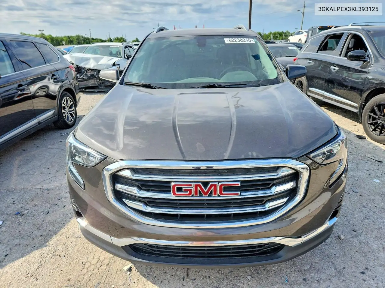 2019 GMC Terrain Slt VIN: 3GKALPEX3KL393125 Lot: 62230246