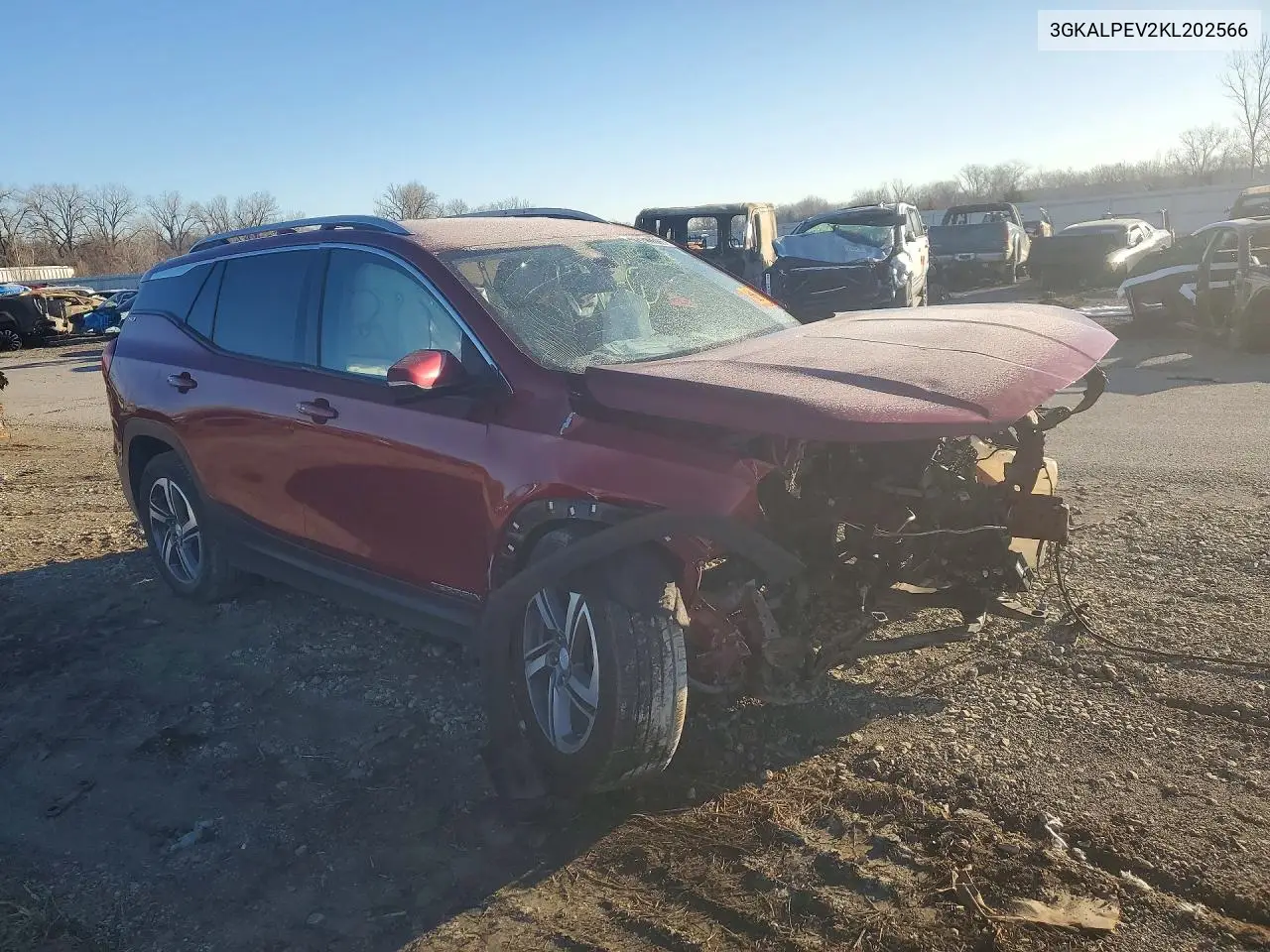 2019 GMC Terrain Slt VIN: 3GKALPEV2KL202566 Lot: 78327315