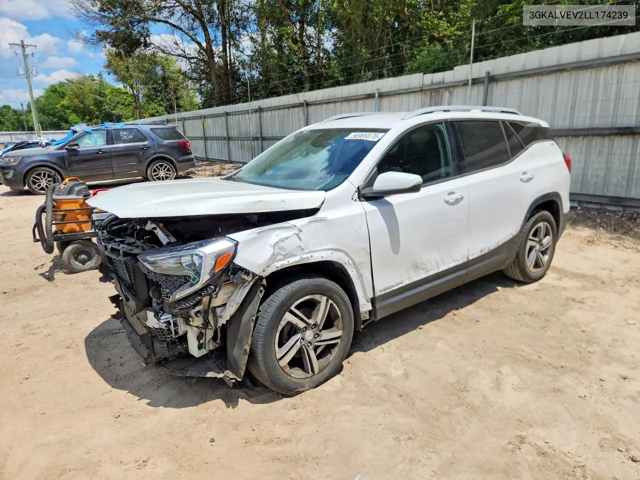 2020 GMC Terrain Slt VIN: 3GKALVEV2LL174239 Lot: 56969376