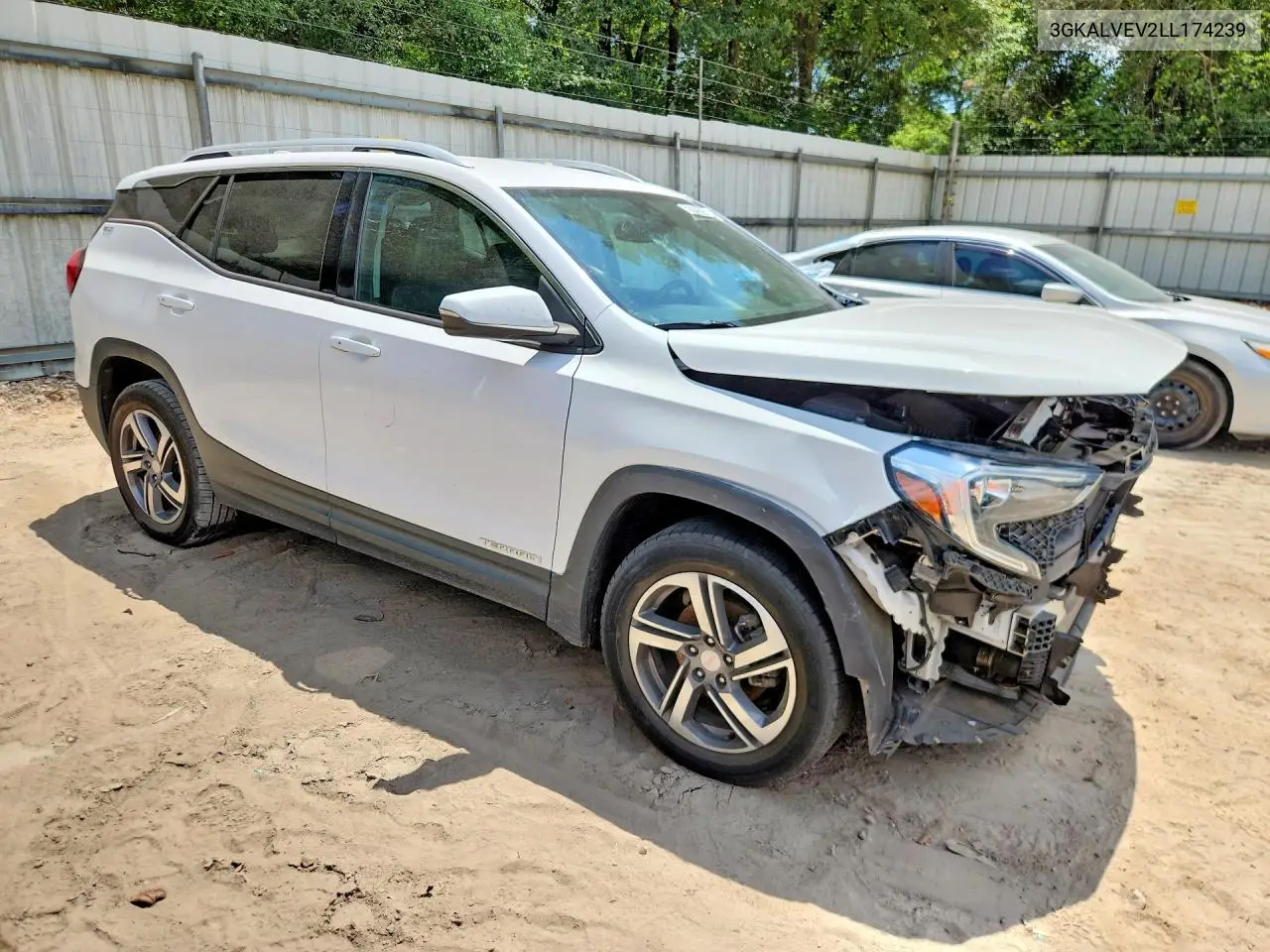 2020 GMC Terrain Slt VIN: 3GKALVEV2LL174239 Lot: 56969376