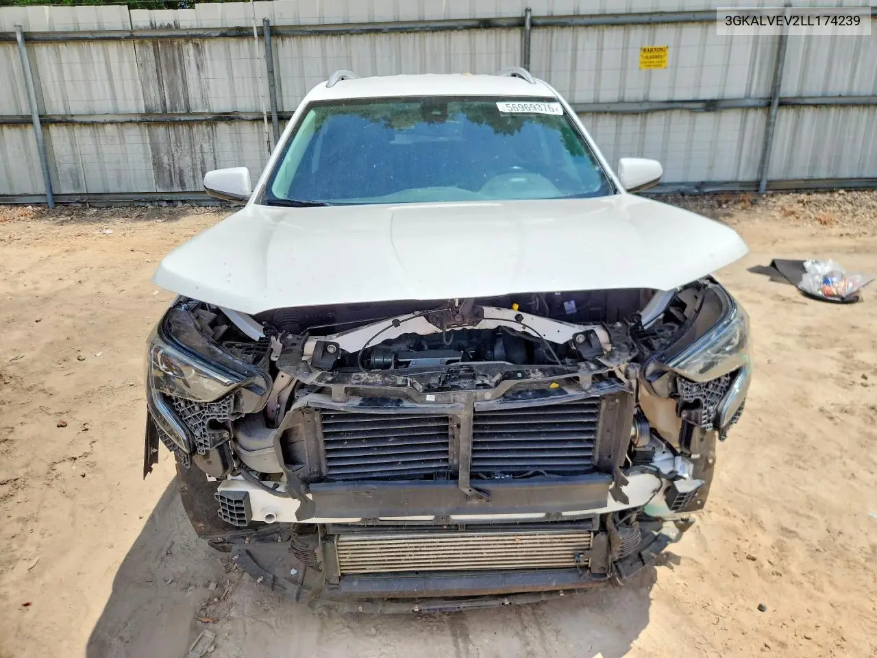 2020 GMC Terrain Slt VIN: 3GKALVEV2LL174239 Lot: 56969376