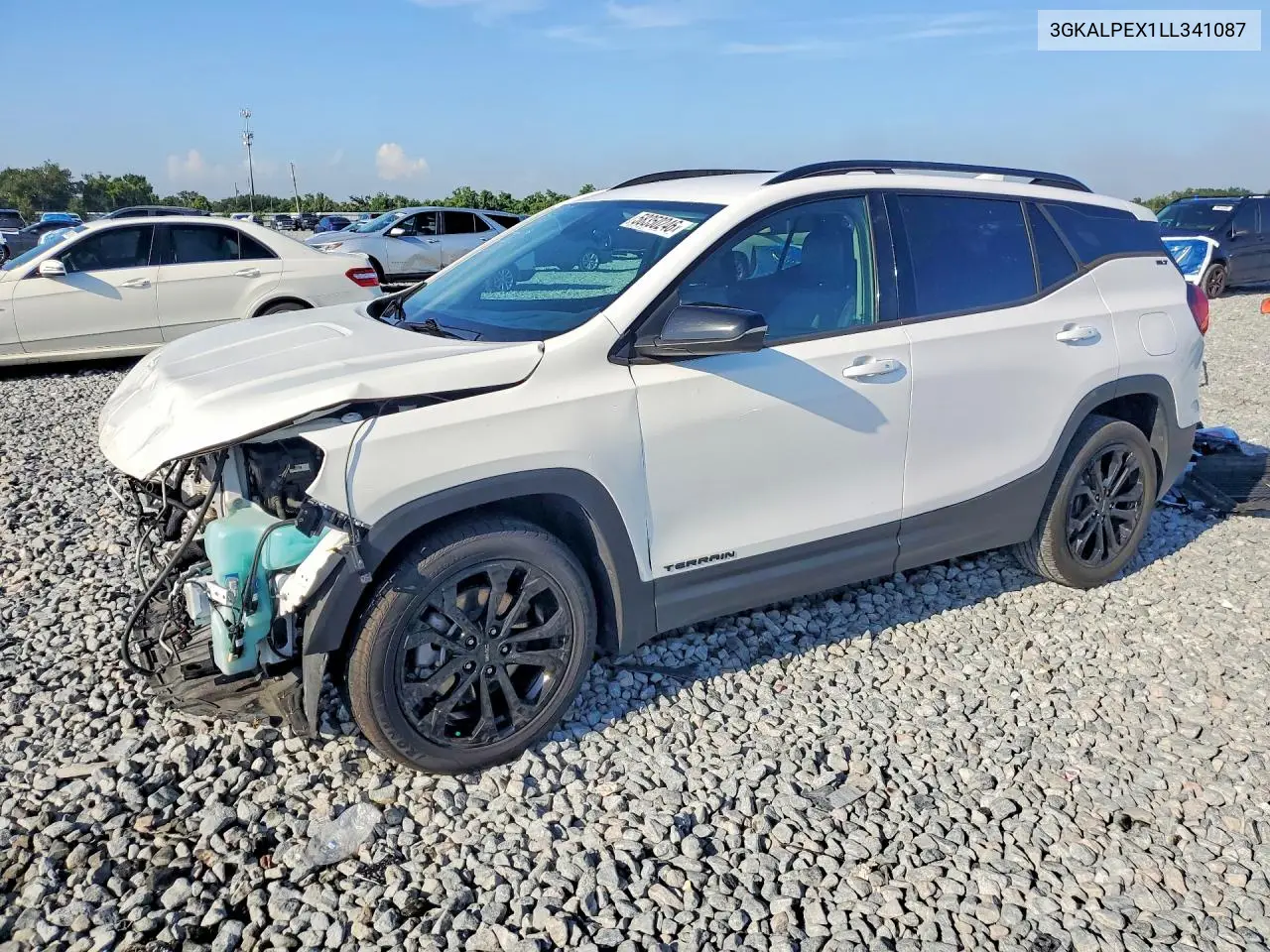 2020 GMC Terrain Slt VIN: 3GKALPEX1LL341087 Lot: 58350246