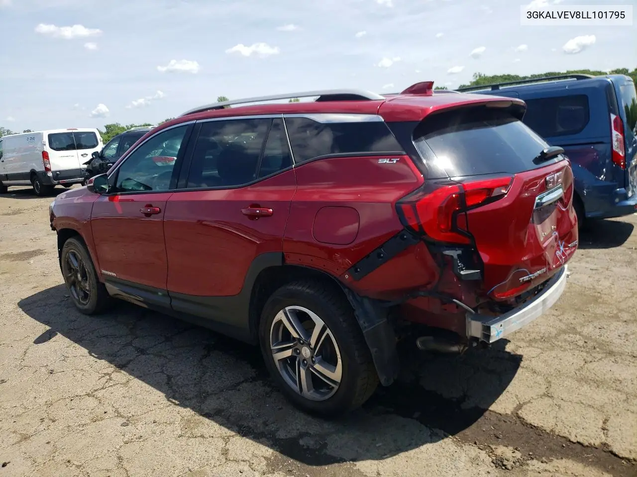 2020 GMC Terrain Slt VIN: 3GKALVEV8LL101795 Lot: 60875676