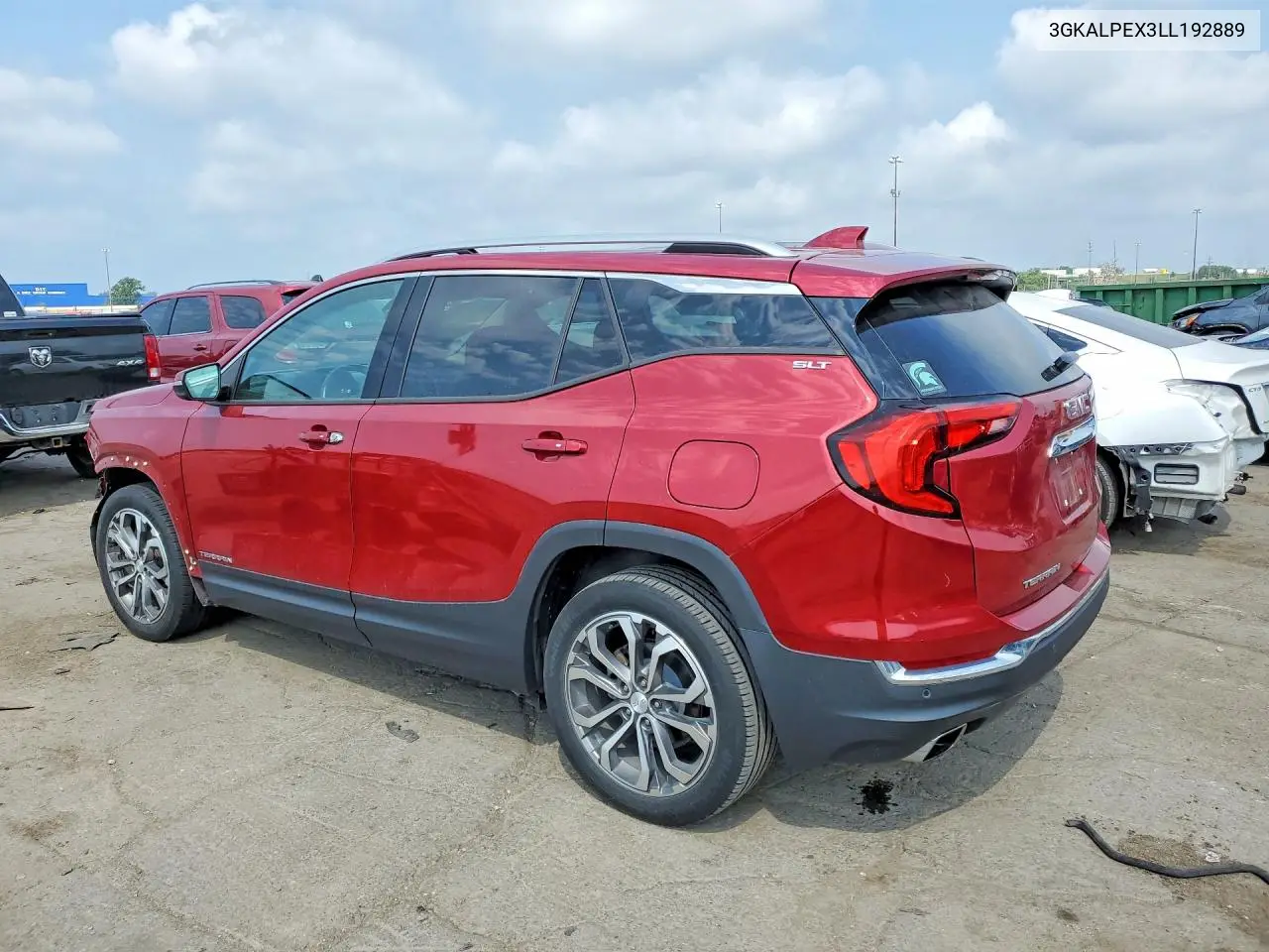 2020 GMC Terrain Slt VIN: 3GKALPEX3LL192889 Lot: 61369946