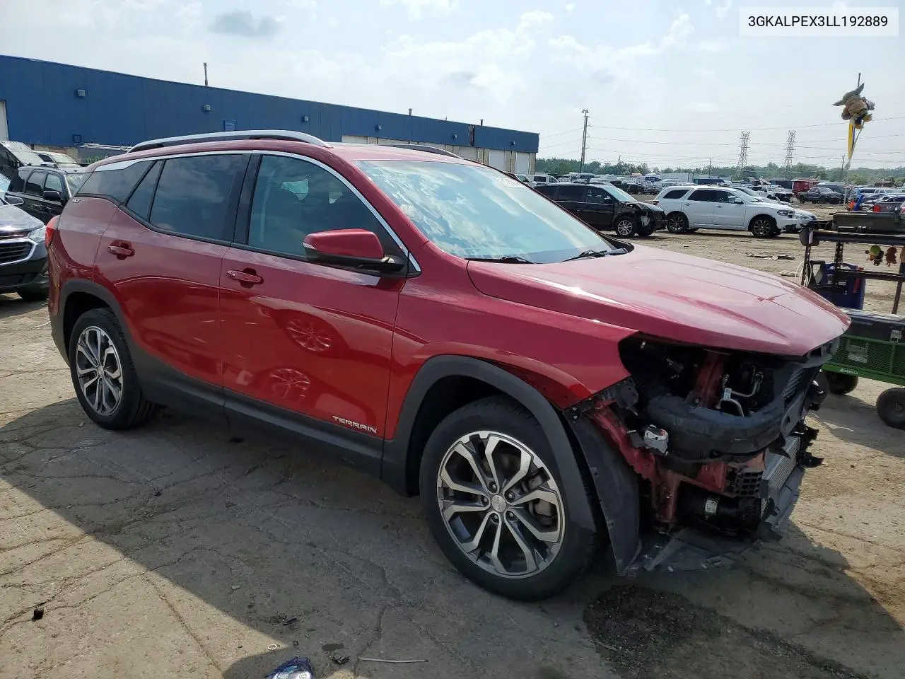 2020 GMC Terrain Slt VIN: 3GKALPEX3LL192889 Lot: 61369946