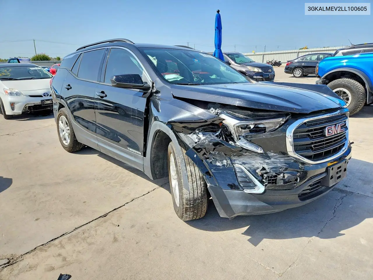 2020 GMC Terrain Sle VIN: 3GKALMEV2LL100605 Lot: 61384446