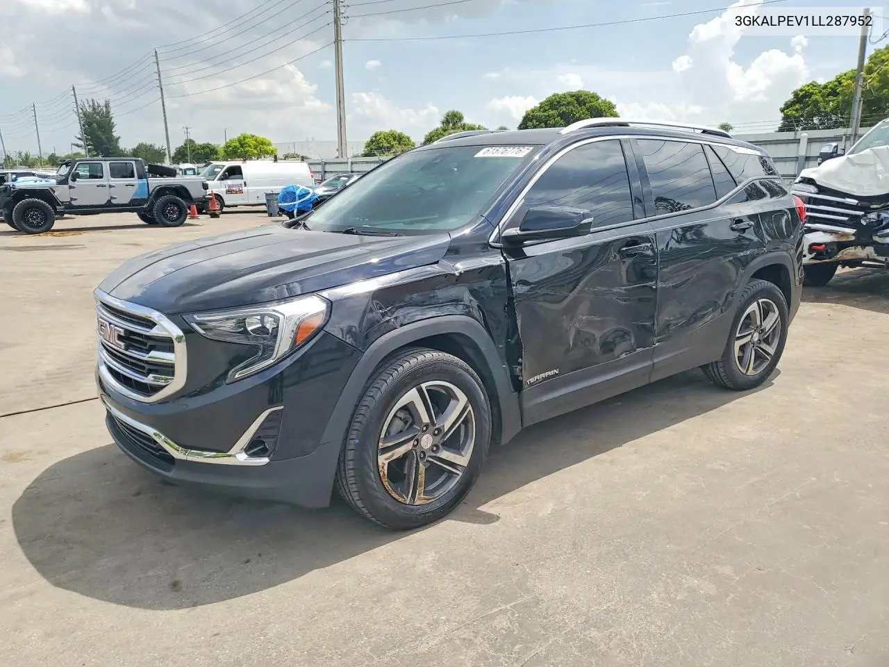 2020 GMC Terrain Slt VIN: 3GKALPEV1LL287952 Lot: 61576776