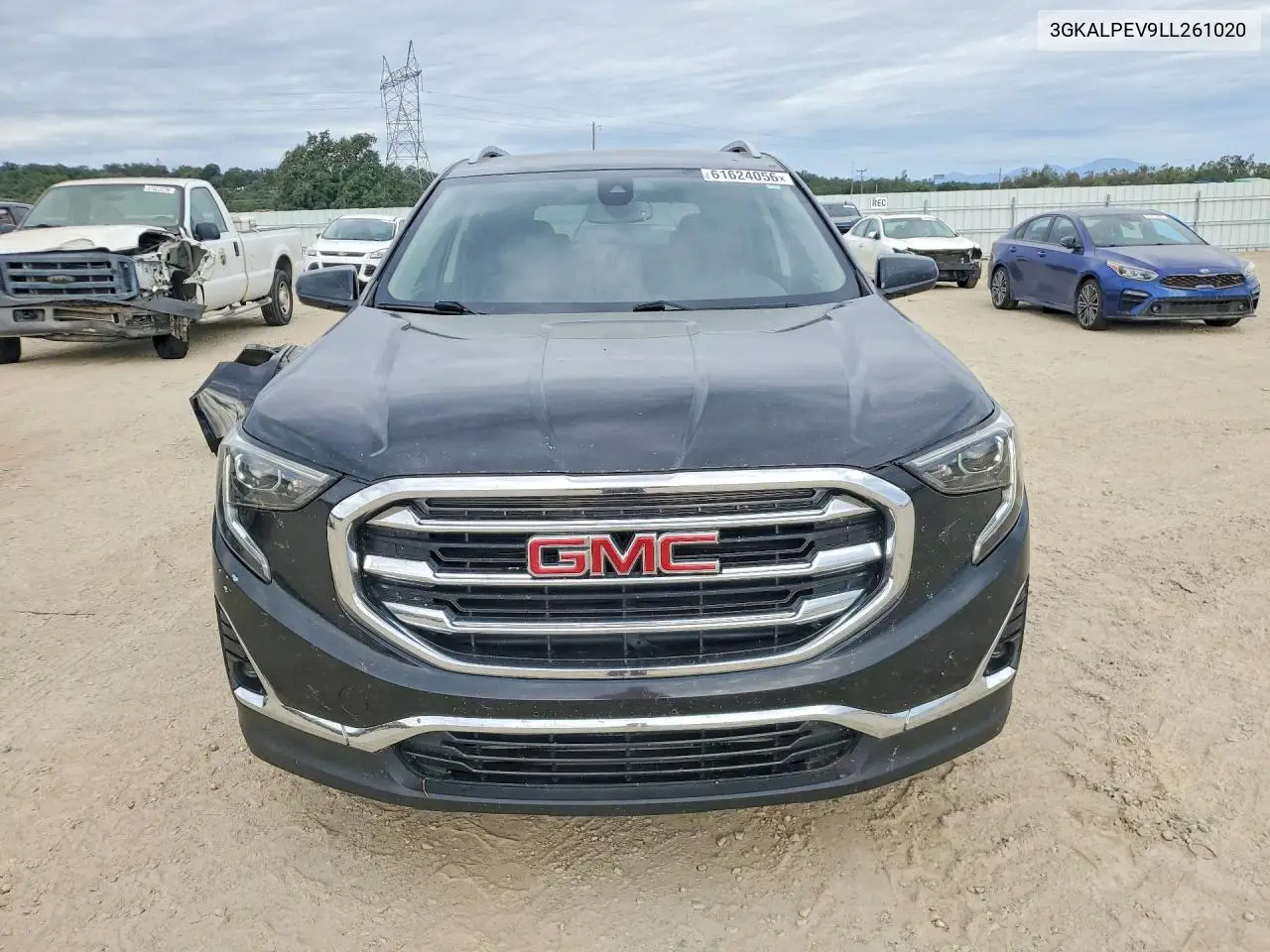 2020 GMC Terrain Slt VIN: 3GKALPEV9LL261020 Lot: 61624056
