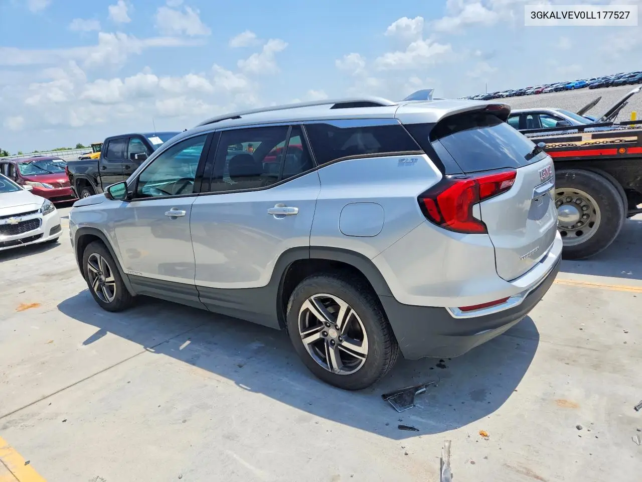 2020 GMC Terrain Slt VIN: 3GKALVEV0LL177527 Lot: 61716216