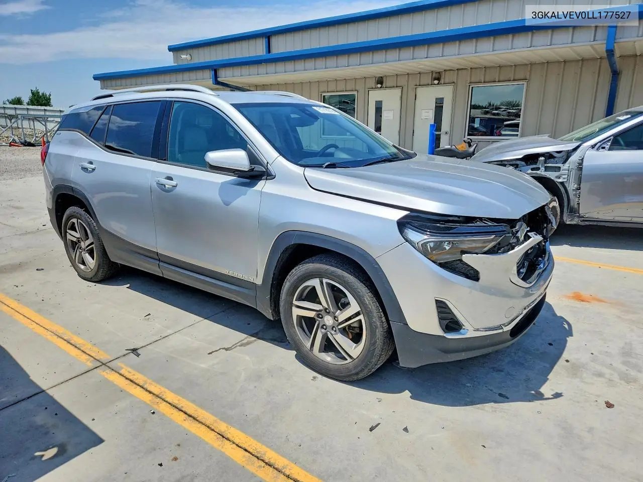 2020 GMC Terrain Slt VIN: 3GKALVEV0LL177527 Lot: 61716216