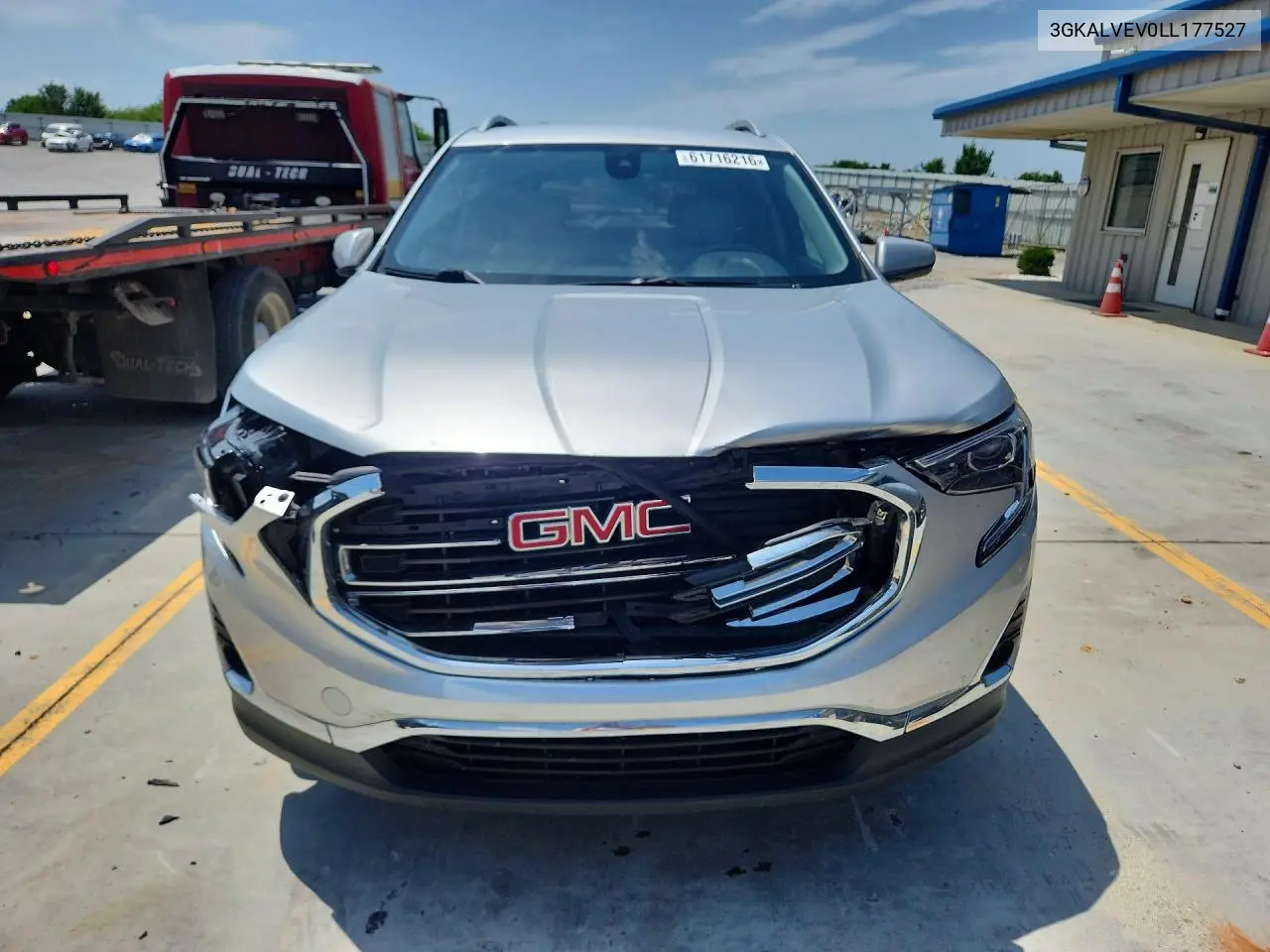 2020 GMC Terrain Slt VIN: 3GKALVEV0LL177527 Lot: 61716216