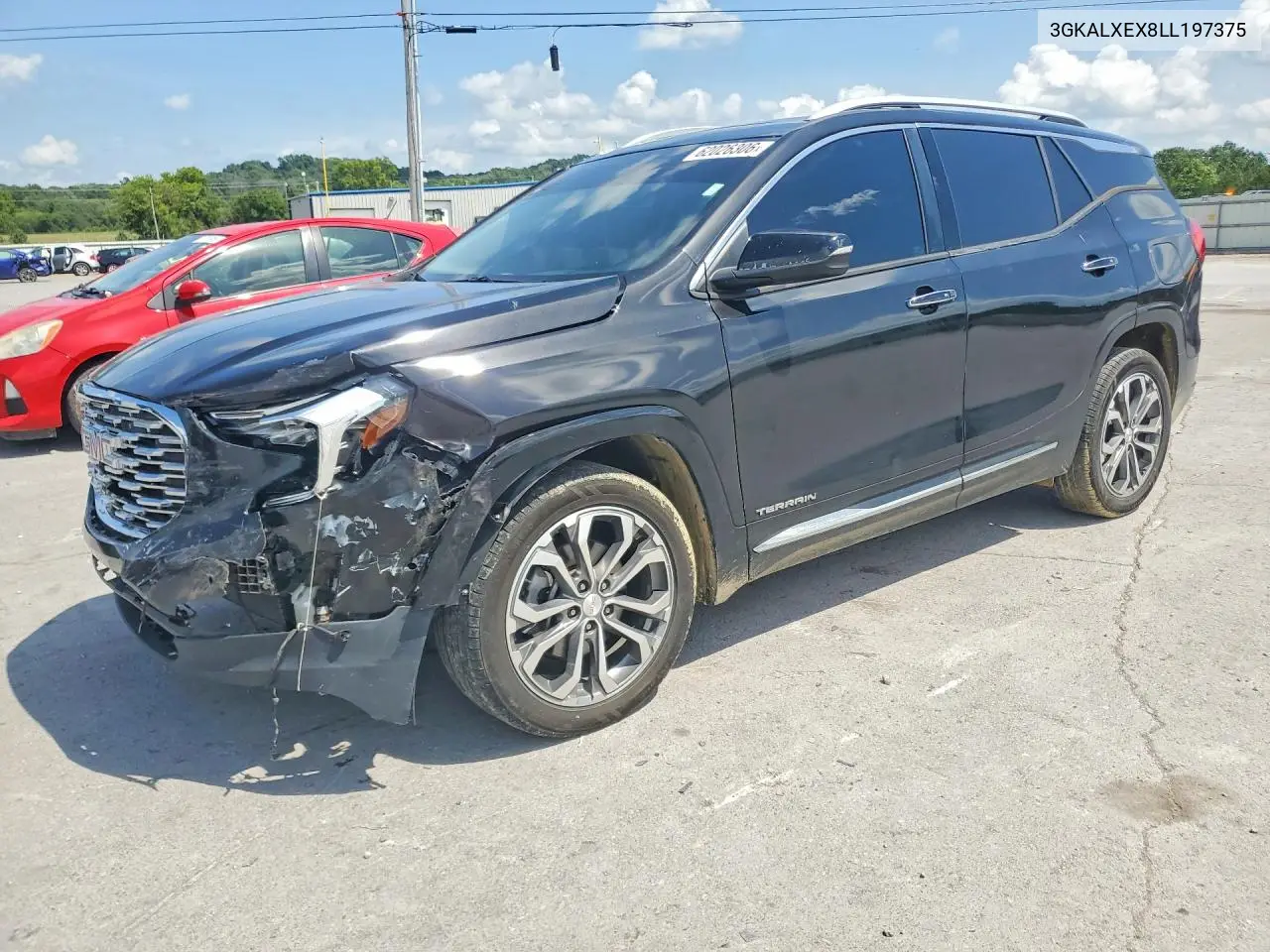 2020 GMC Terrain Denali VIN: 3GKALXEX8LL197375 Lot: 62026306