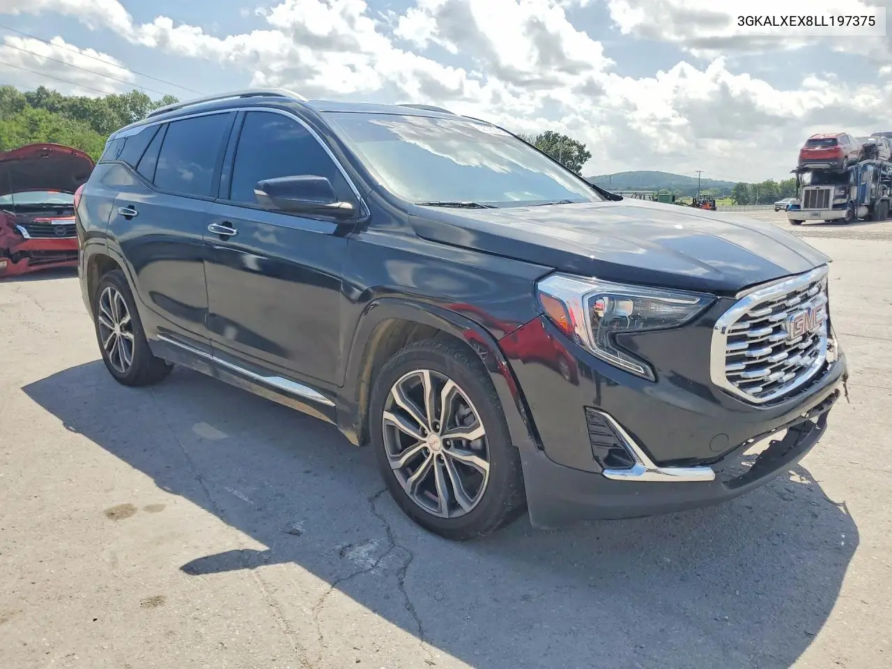2020 GMC Terrain Denali VIN: 3GKALXEX8LL197375 Lot: 62026306