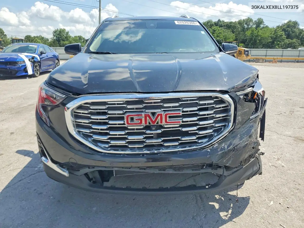 2020 GMC Terrain Denali VIN: 3GKALXEX8LL197375 Lot: 62026306