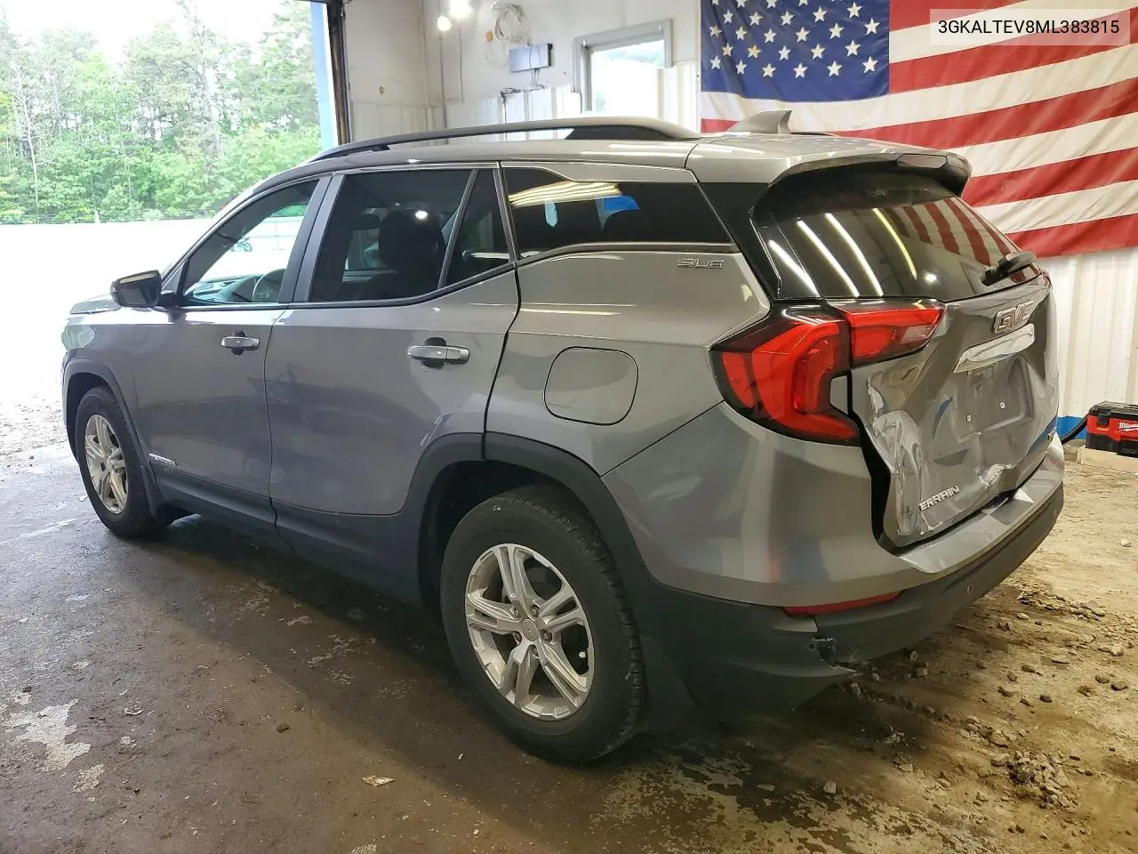 2021 GMC Terrain Sle VIN: 3GKALTEV8ML383815 Lot: 57150356