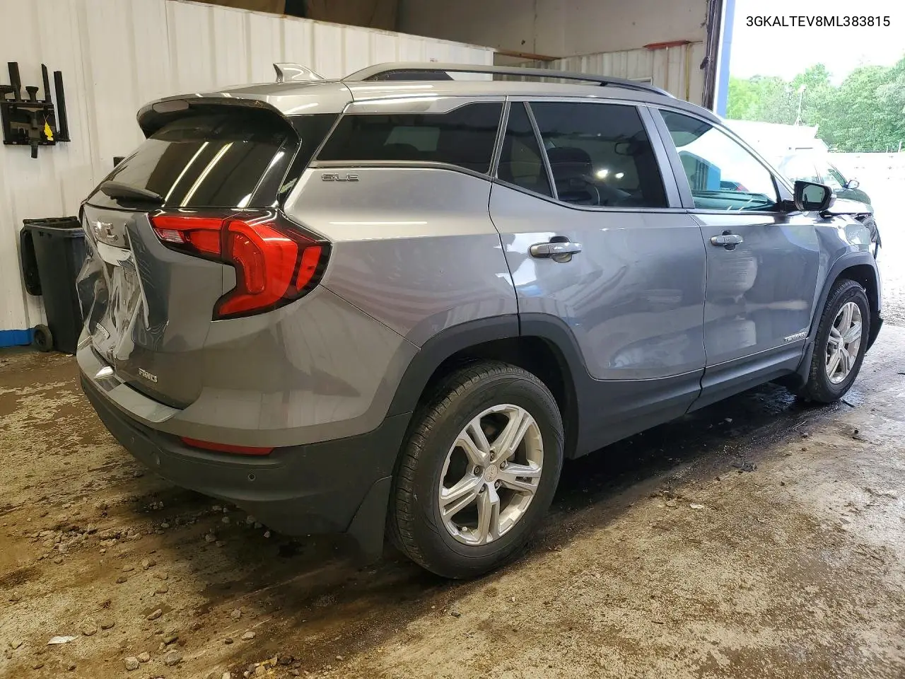 2021 GMC Terrain Sle VIN: 3GKALTEV8ML383815 Lot: 57150356
