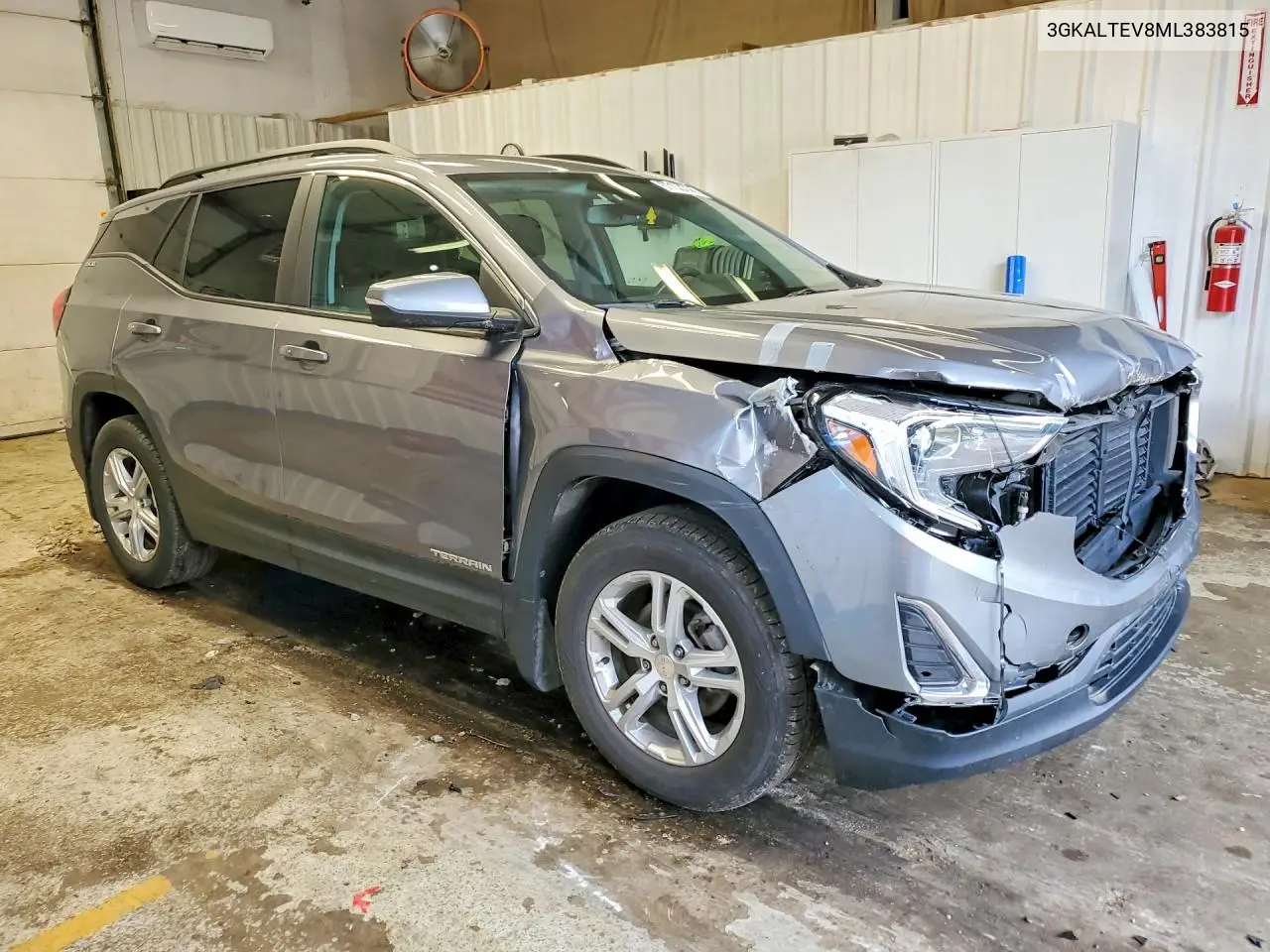 2021 GMC Terrain Sle VIN: 3GKALTEV8ML383815 Lot: 57150356