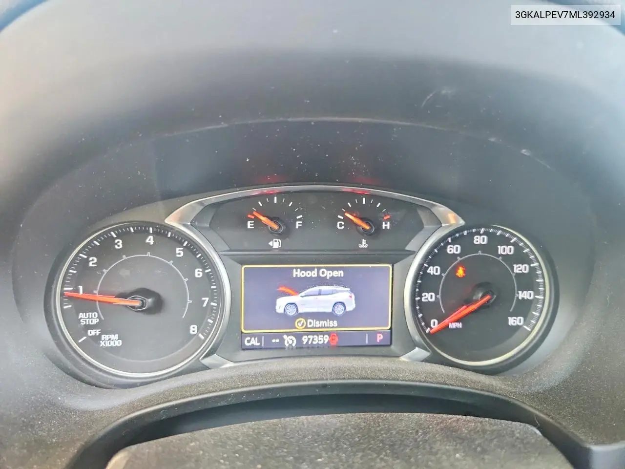2021 GMC Terrain Slt VIN: 3GKALPEV7ML392934 Lot: 57666056
