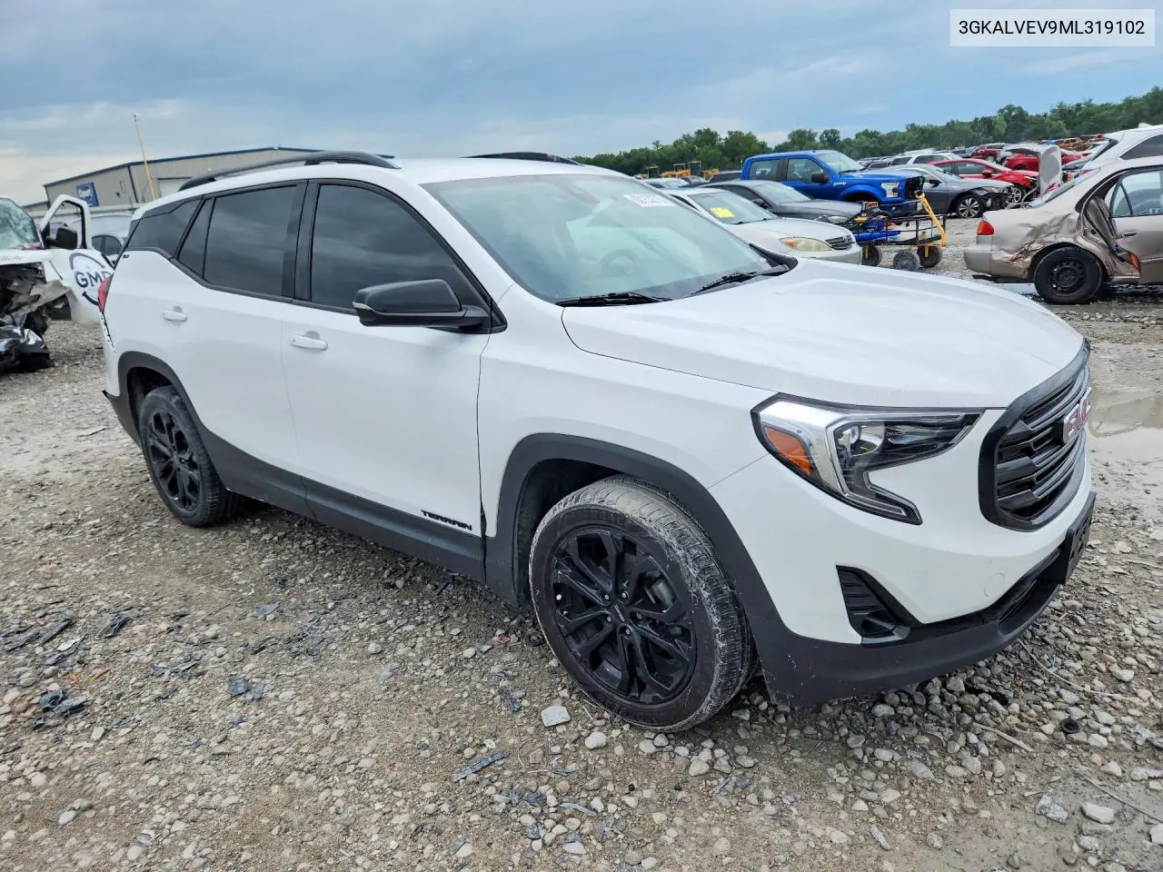 2021 GMC Terrain Slt VIN: 3GKALVEV9ML319102 Lot: 60153376