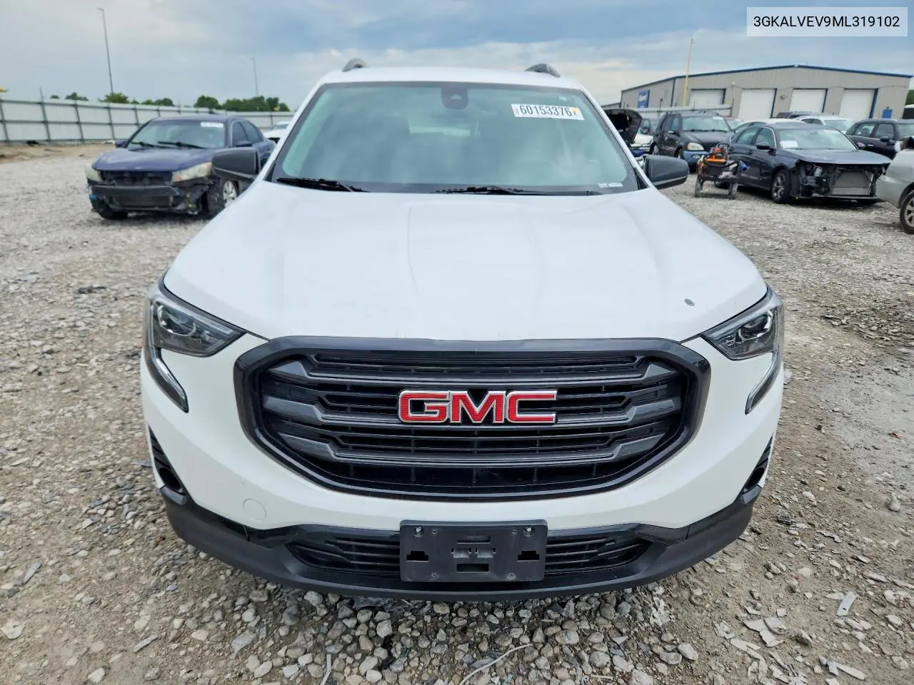 2021 GMC Terrain Slt VIN: 3GKALVEV9ML319102 Lot: 60153376