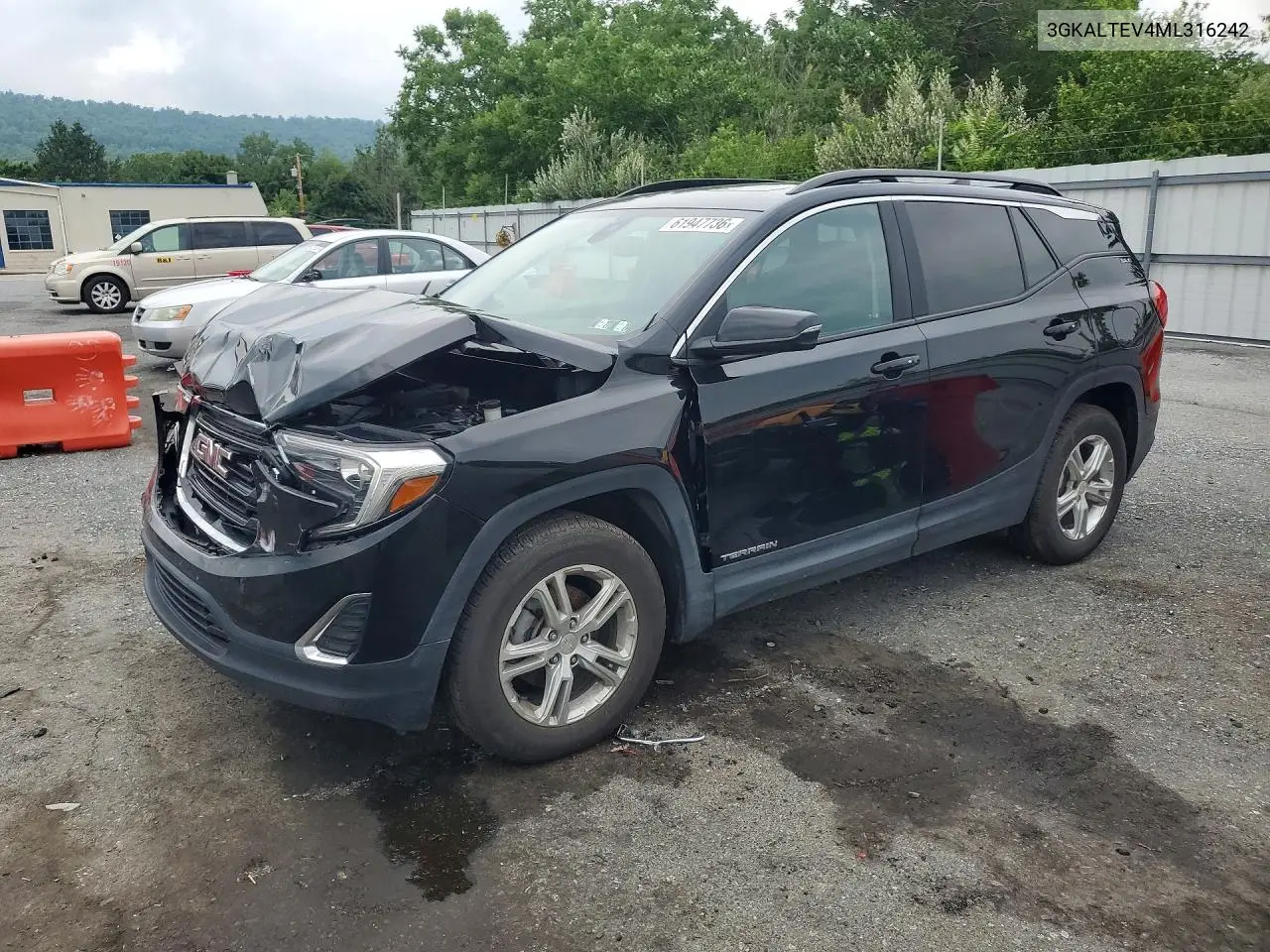 2021 GMC Terrain Sle VIN: 3GKALTEV4ML316242 Lot: 61947736